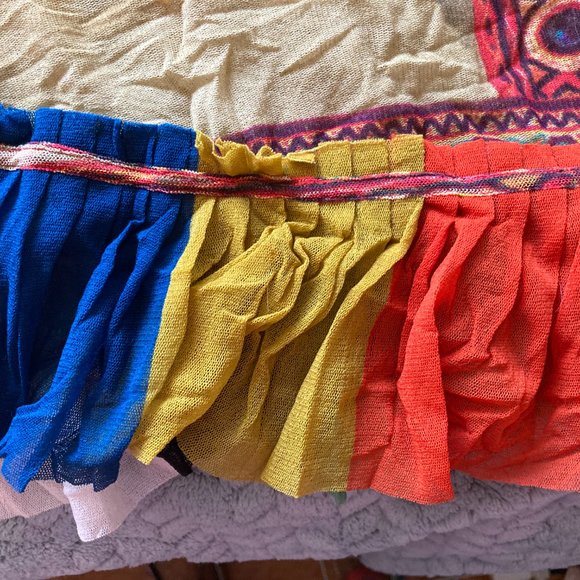 Jean Paul Gaultier Soleil Vintage Tribal Mesh Wrap Skirt - Picture 2 of 5